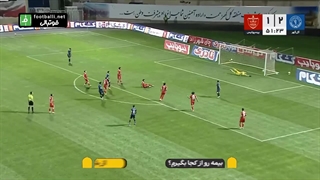 گل سوم گل گهر به پرسپولیس (دبل لطیفی فر)