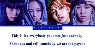 آهنگ psycho با صدای Blackpink هوش مصنوعی کد رنگی ساخت خودم