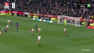 گل دوم ژیرونا به بارسلونا (فران بلتران)