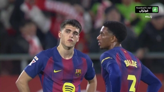 اخراج بازیکن ژیرونا با خطای خشن روی یامال برای سه امتیازی رویایی مقابل بارسلونا