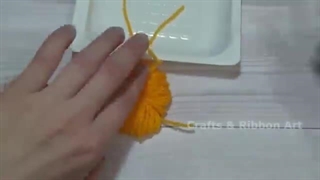 ایده ساخت مرغ پوم پوم فوق العاده آسان با انگشتان دست