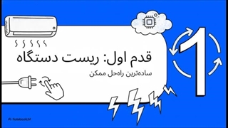 چگونه ارورهای کولر گازی گالانز را خودمان برطرف کنیم؟