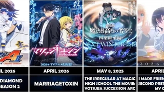 تمامی انیمه های فصل بهار 2026