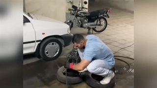 رفع گرفتگی لوله پارکینگ حیاط لوله بازکنی تهران فن 09104742040 فاضلاب بازکن تهران