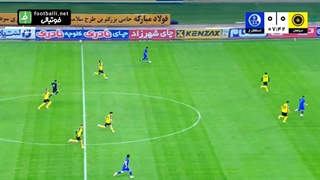 گل اول استقلال خوزستان به سپاهان (امیرحسین جلیلوند)