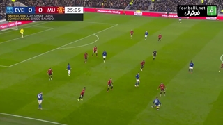 خلاصه بازی اورتون 0-1 منچستریونایتد