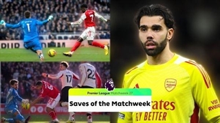 بهترین سیوهای هفته 27 لیگ برتر انگلیس 26-2025