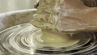 سفالگری با چرخ