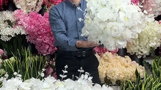 پنل گل یک متری و طرح گرد