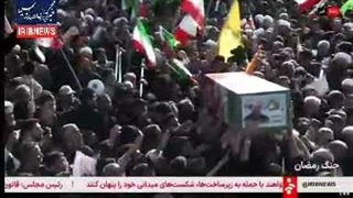 تشییع باشکوه شهید دکتر لاریجانی در شهر مقدس قم