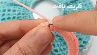 بافت اسکرانچی ترند/ اسکرانچی قلاب بافی/آموزش قلاببافی