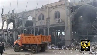 بمباران حسینیه اعظم زنجان توسط آمریکا و اسرائیل کودک کش!