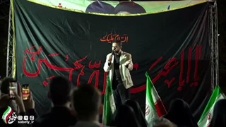 14050114: سخنرانی پرشور امیرحسین ثابتی در روز سی و پنجم جنگ در کیانشهر