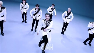 اجرای Ateez با آهنگ wonderland در studio choom
