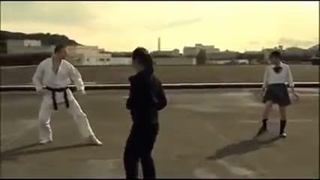 دختر کاراته باز