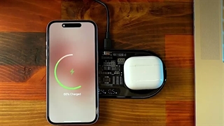 شارژر وایرلس 20 وات بیسوس مدل Digital LED Display 2 in 1