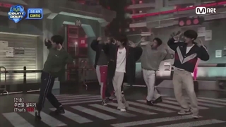 اجرای اهنگ redred کورتیس در Mcountdown