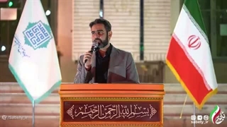 14050226: سخنرانی پرشور امیرحسین ثابتی در روز هفتاد و نهم جنگ در شهرک نفت