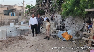 بازدید از محله امام حسن مجتبی
