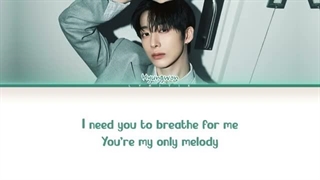 ویدیو color coded lyrics آهنگ زیبای No Air از HYUNGWON عضو گروه MONSTA X