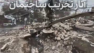 تصاویر جدید از خسارت‌های حمله به حوالی منزل احمدی‌نژاد