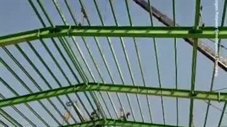 گزارش تصویری عملیات احداث سوله Spare Part Building شرکت توسعه پلیمر کنگان
