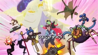 انیمه تناسخِ دنده‌-وار و مضحکِ من Megami "Isekai Tensei Nani ni Naritai desu ka" Ore "Yuusha no Rokkotsu de" قسمت 11