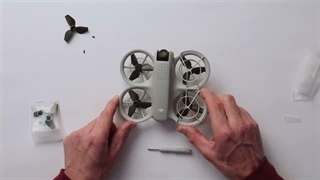 آموزش نحوه تعویض ملخ dji neo