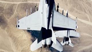 F/A-18 Super Hornets on patrol