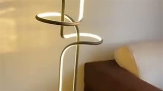 آباژور ایستاده مدرن LED دو تیکه کد SM115 فروشگاه آباژور دات کام