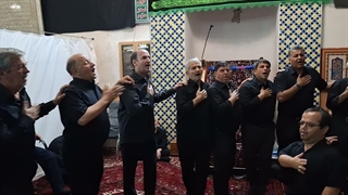 مراسم شاه حسین گویان عصر عاشورا ـ محرم 1405