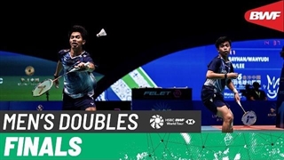 مسابقه فینال بدمینتون SANDS CHINA LTD. Macau Open 2026 دوبل مردان - Rayhan-Wahyudi از اندونزی درمقابل Jin-Lee از کره