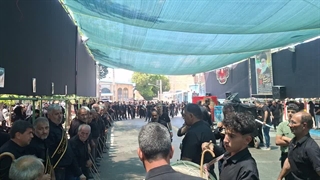 عزاداری شاه حسین گویان سنتی اخی جهان (3) ــ ظهر عاشورا ـ محرم 1405