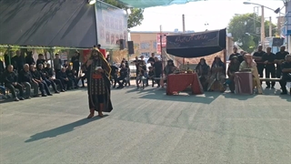شبیه خوانی (4) ورود اسرا به کوفه . مجلس ابن زیاد ــ محرّم 1405 اخی جهان