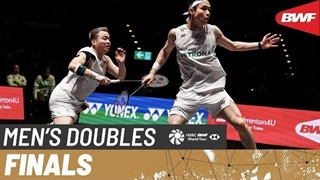 مسابقه فینال بدمینتون YONEX All England Open 2026 دوبل مردان - Kim-Seo از کره درمقابل Chia-Soh از مالزی