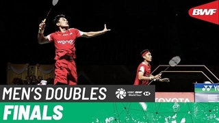 مسابقه فینال بدمینتون Thailand Masters 2026 دوبل مردان - Carnando-Maulana ازاندونزی درمقابل Indra-Joaquin از اندونزی