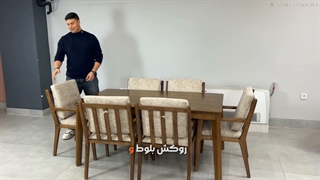 دلبر ترین میز ناهار خوری زیتون چوب؛ مدل دل آرا