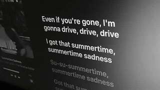 Summer time sadness