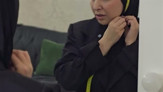 نحوه اندازه گیری سایز صورت مقنعه خبرنگاری