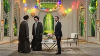 جشن تولد نجم‌الدین شریعتی در پشت صحنه برنامه سمت خدا