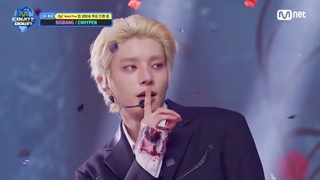 اجرای آهنگ Bloody paradise انهایپن در Mcountdown