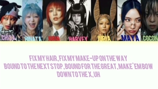 لیریک آهنگ woke up از xg / woke up xg lyrics color code