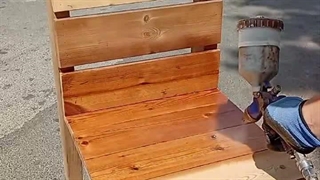 ۵ اشتباه مرگبار اجرای رنگ چوب با پیستوله بادی | رنگ چوب وودگارد WOOD.guard با پیستوله بادی