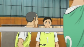 انیمه هایکیو فصل اول قسمت 10 | Haikyuu S1 با زیرنویس فارسی چسبیده