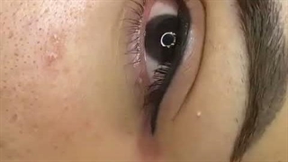 خط چشم و بن مژه سالن زیبایی بورگ پردیس