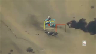 14050714: مشاهد لاستهداف التحشیدات التابعة للعدو السعودی فی رأس العارة