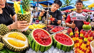 جذاب‌ترین و لذت‌بخش‌ترین برش‌های میوه در مالزی