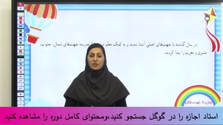 چگونه با قطب‌نما جهت‌یابی کنیم؟ | آموزش درس ۶ مطالعات اجتماعی (صفحه ۳۰)
