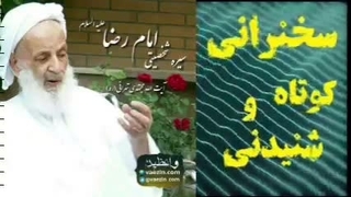 سیره شخصیتی امام رضا علیه السلام. سخنرانی کوتاه و شنیدنی آیت الله مجتهدی تهرانی