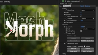 بررسی MeshMorph  پلاگین پریمیر و افترافکت + دانلود